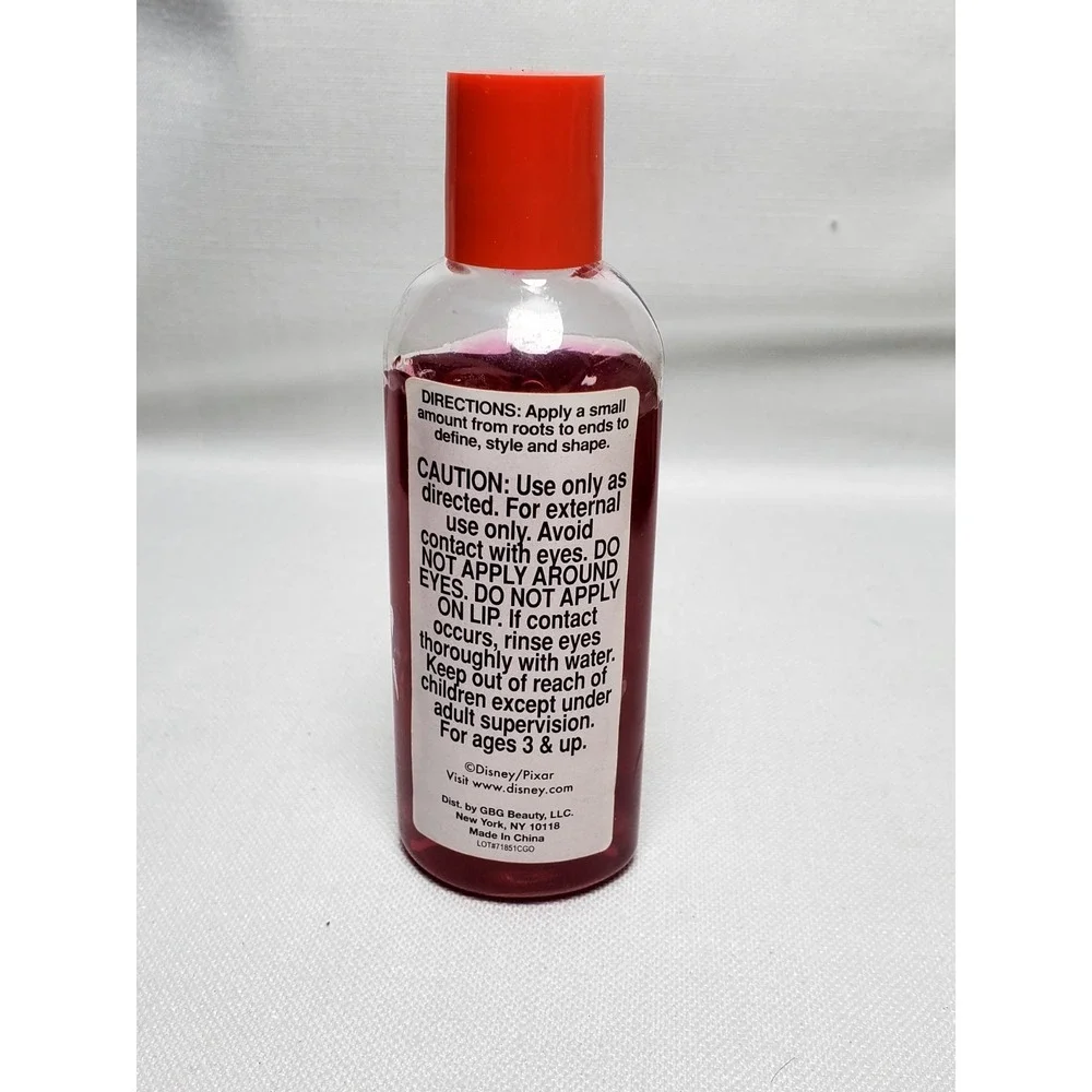 Disney Pixar Cars Lightning McQueen Hair Gel Berry Fast Scented DISCONTINUED 3oz
